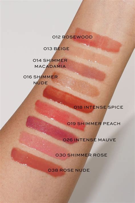 dior addict lip glow que choisir|Dior lip gloss color chart.